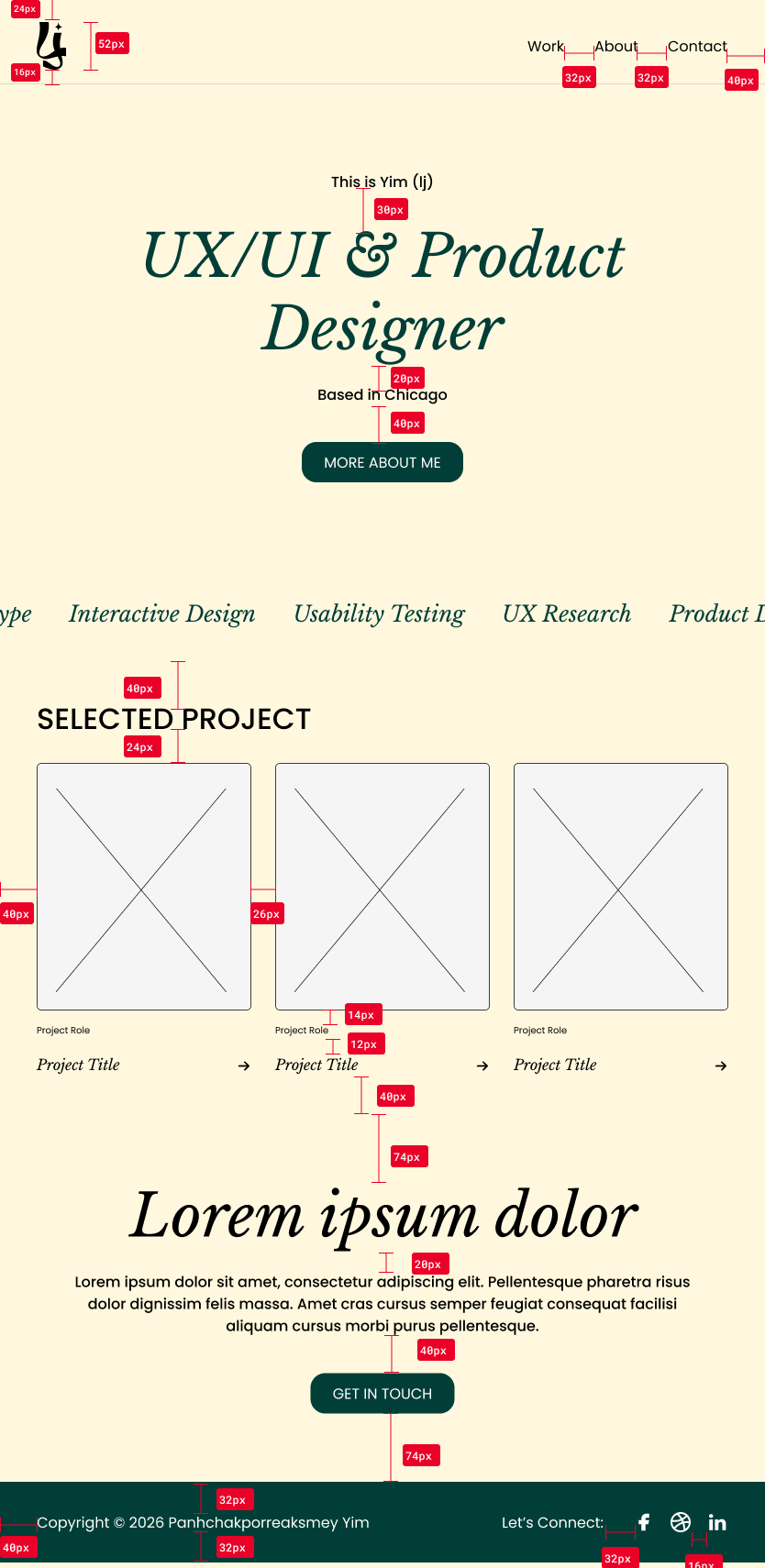 Homepage Tablet Grid
